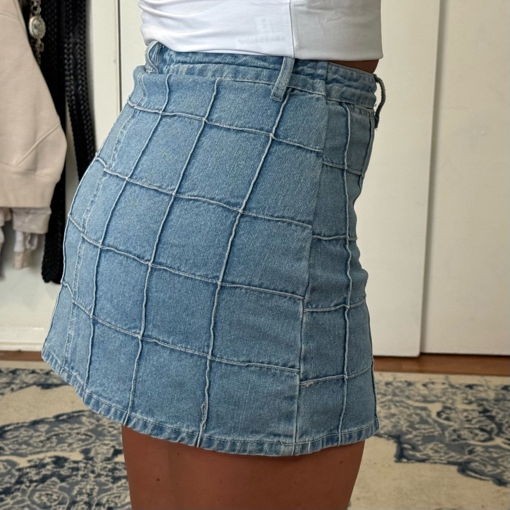 Denim mini skirt size 27